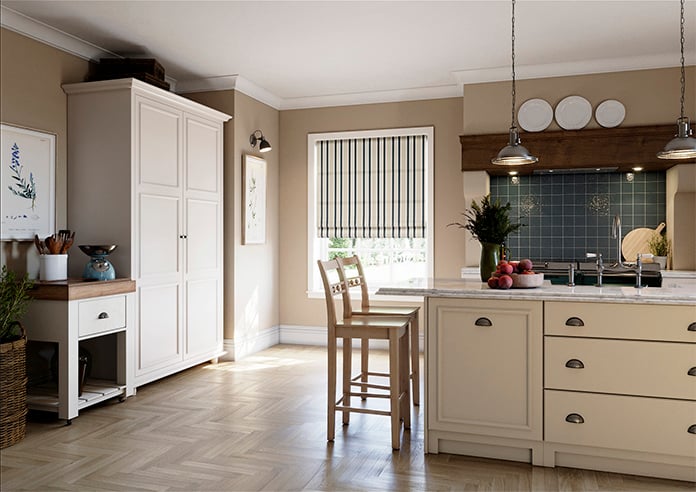 The British Stripe Co. George, Polzeath No.1 - Twist&Fit Roman Blind - Image 7